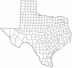 Location of Vernon, Texas