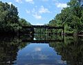 Taunton River first RR bridge