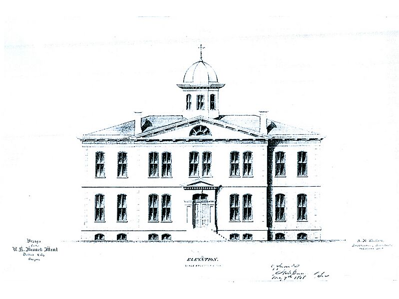 The Dalles Mint blueprint