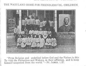 The Maryland Home for Friendless Colored Children