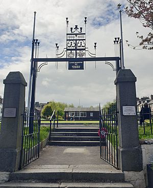 The Sgt Louis McGuffie VC Memorial Archway, Wigtown, Dumfries & Galloway, Scotland