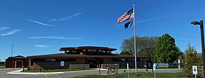 The town hall for the Town of Sheboygan, Wisconsin.