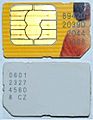 Typical cellphone SIM cards