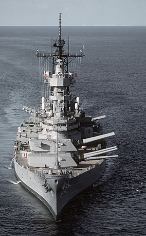 USS Wisconsin (BB-64) preps
