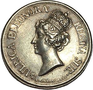 Ulrica Eleanor the Elder coronation medal 1680