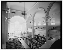 VIEW OF NAVE INTERIOR FROM NORTHWEST - Christ Church, 22-26 North Second Street, Philadelphia, Philadelphia County, PA HABS PA,51-PHILA,7-30