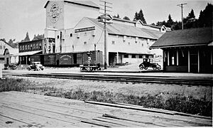 Washington Co-op building Winlock WA c1930