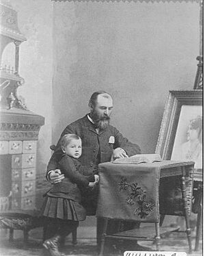 William Ebbert and his son Wilson (circa 1890)