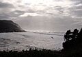 Yachats River estuary mouth