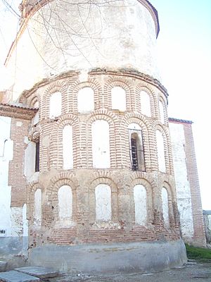 Apse of the church of San Miguel Arcángel