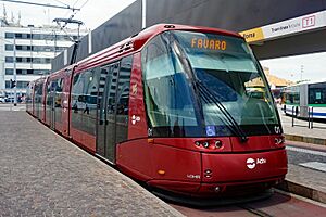 Actv tram Venezia leaving Piazzale Roma 2017