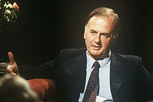 Alastair Morton appearing on "After Dark", 10 June 1989