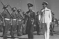 Ananda Mahidol and Louis Mountbatten in 19 January 1946