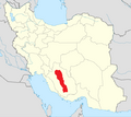Basseri map in Iran