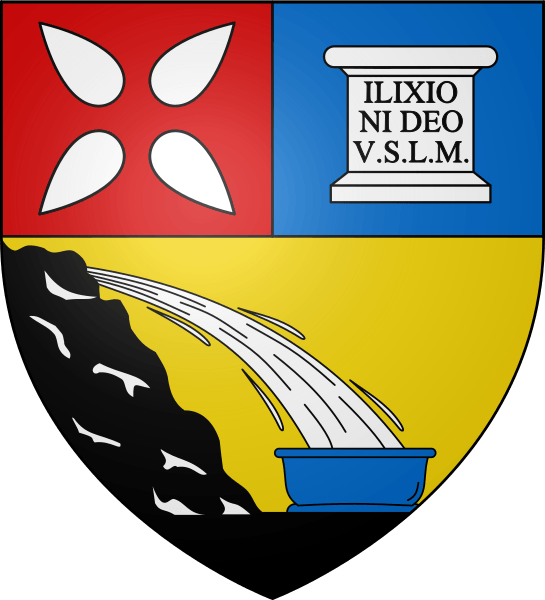 Blason ville fr Bagnères-de-Luchon (Haute-Garonne)