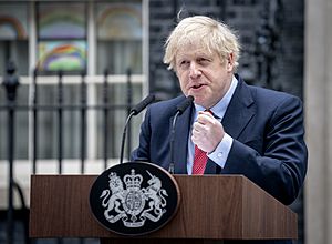 Boris Johnson returns to work after Coronavirus