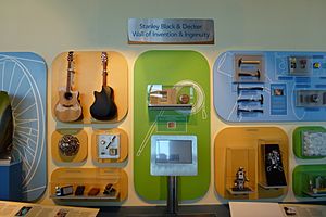 CT Science Center 11 - Wall of Invention and Ingenuity