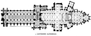Canterbury cathedral plan