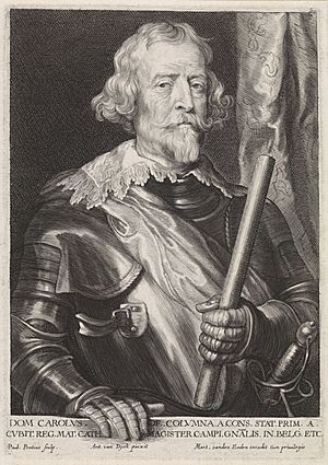 Carlos Coloma, engraved by Paulus Pontius after Anthony van Dyck