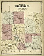 Chemung County New York - Beers 1869