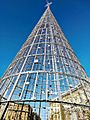Christmas tree in Piazza del Duomo to Milan in 2019