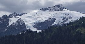 Clark Mountain and glacier