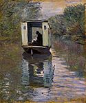 Claude Monet Le bateau atelier
