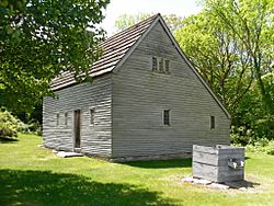Clemence Irons House, a rare stone-ender, built in 1691