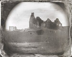 Daguerreotype of the ruins of Fort Ticonderoga