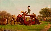 Eastman Johnson - The Old Stagecoach 1871
