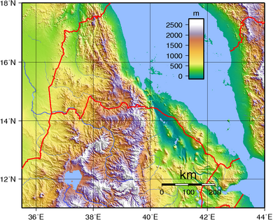 Eritrea Topography