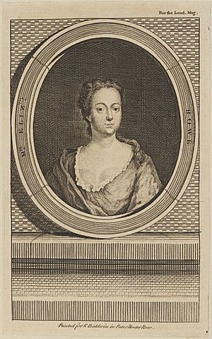Etching of Elizabeth Singer Rowe, c. 1750—1752, printed for Richard Baldwin (NPG)