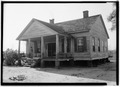 FRONT AND SIDE VIEW, N.E. - S. M. Dunwoody House, Abbeville Highway, Columbia, Houston County, AL HABS ALA,35-COLUM,3-1