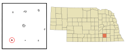 Location of Shickley, Nebraska