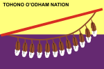 Former flag of the Tohono O'odham Nation (2012 - 2015)