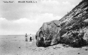 Indian Rock on Miller Place Beach