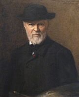 Jean Benner-Portrait de Jean-Jacques Henner
