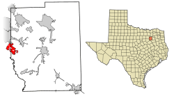Location of Combine in Kaufman County, Texas