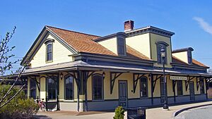 Kingston, RI, train station house