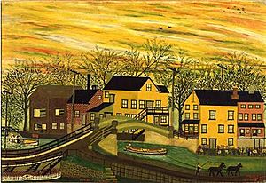Lehigh Canal, Sunset, New Hope, PA by Joseph Pickett
