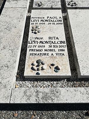 Levi-Montalcini's grave