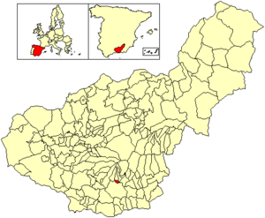 Location of Carataunas