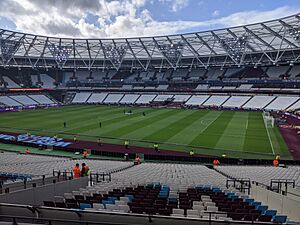 London Stadium before kickoff - 29.02.2020