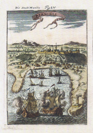A portrait of "Intramuros" Manila in 1684 by Alain Mallet