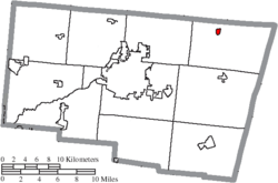 Location of Catawba in Clark County