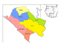 Map of Nyanga Province (2013 Census)