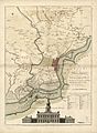 Map of Philadelphia during the 1777 Philadelphia Campaign