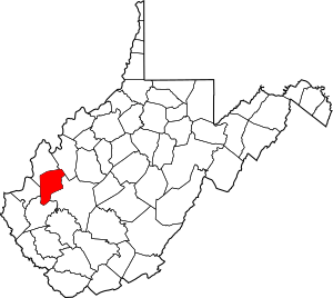 Map of West Virginia highlighting Putnam County