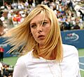 Maria Sharapova at the 2007 US Open (Cropped)