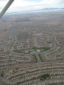 Residential developments dominate the landscape of Maricopa
